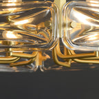 brass clear glass ceiling lights