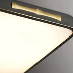 square brass led light