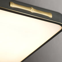 square brass led light