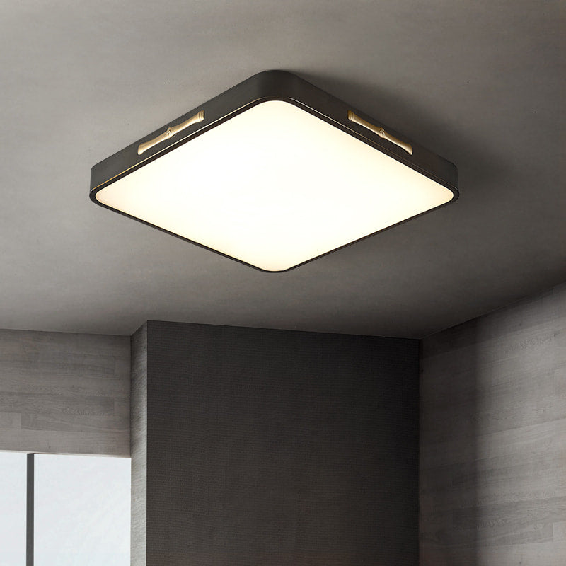 brass square fixture