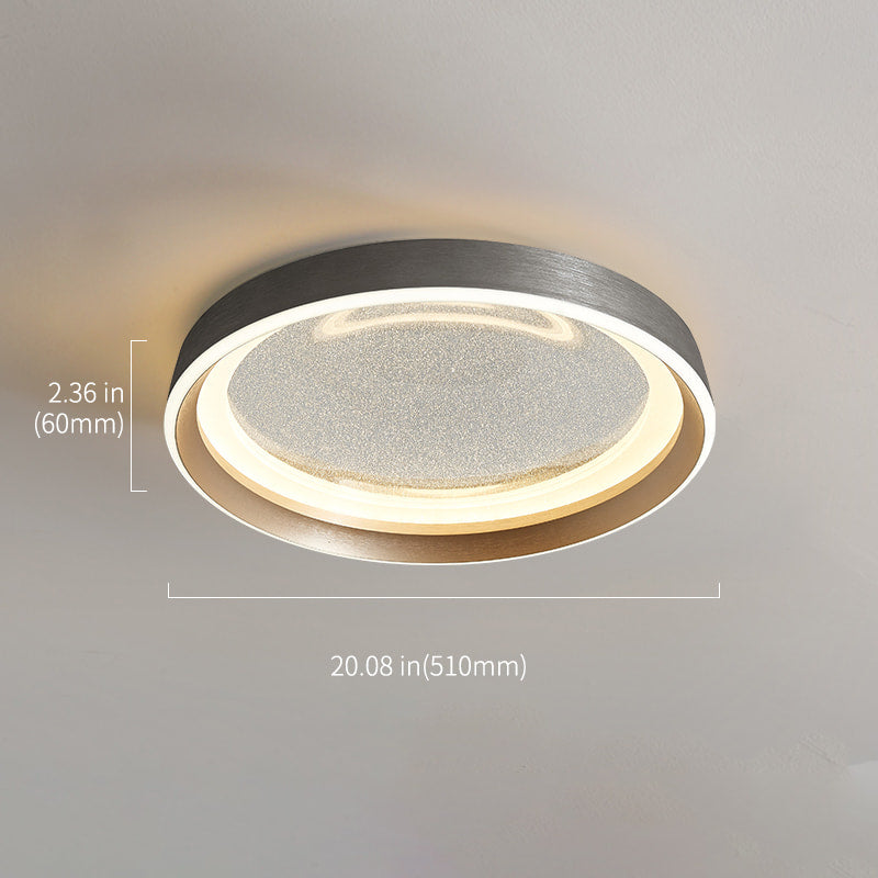 clear glass round ceiling lights