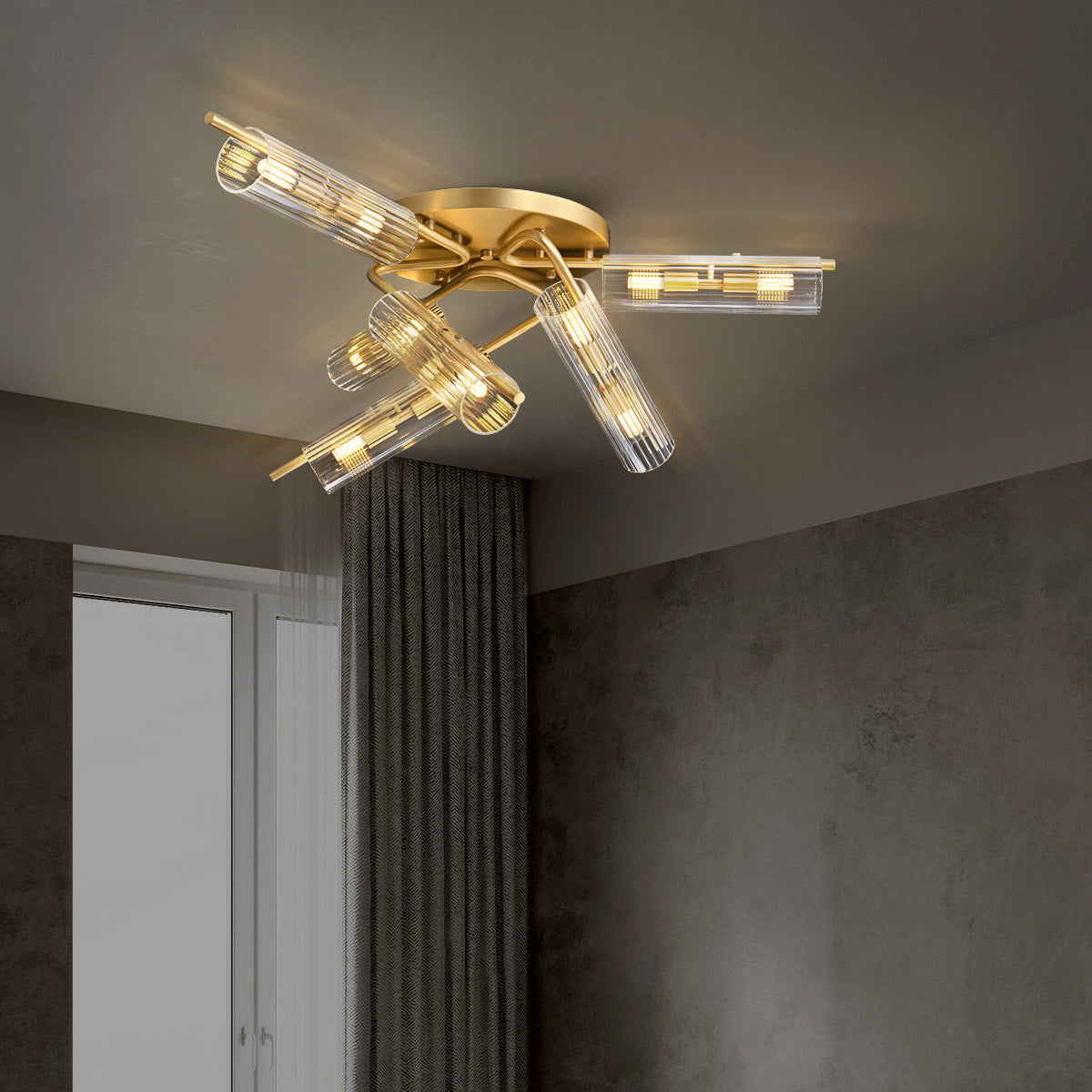radial ceiling lights