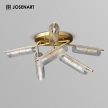 luxury brass clear glass lights