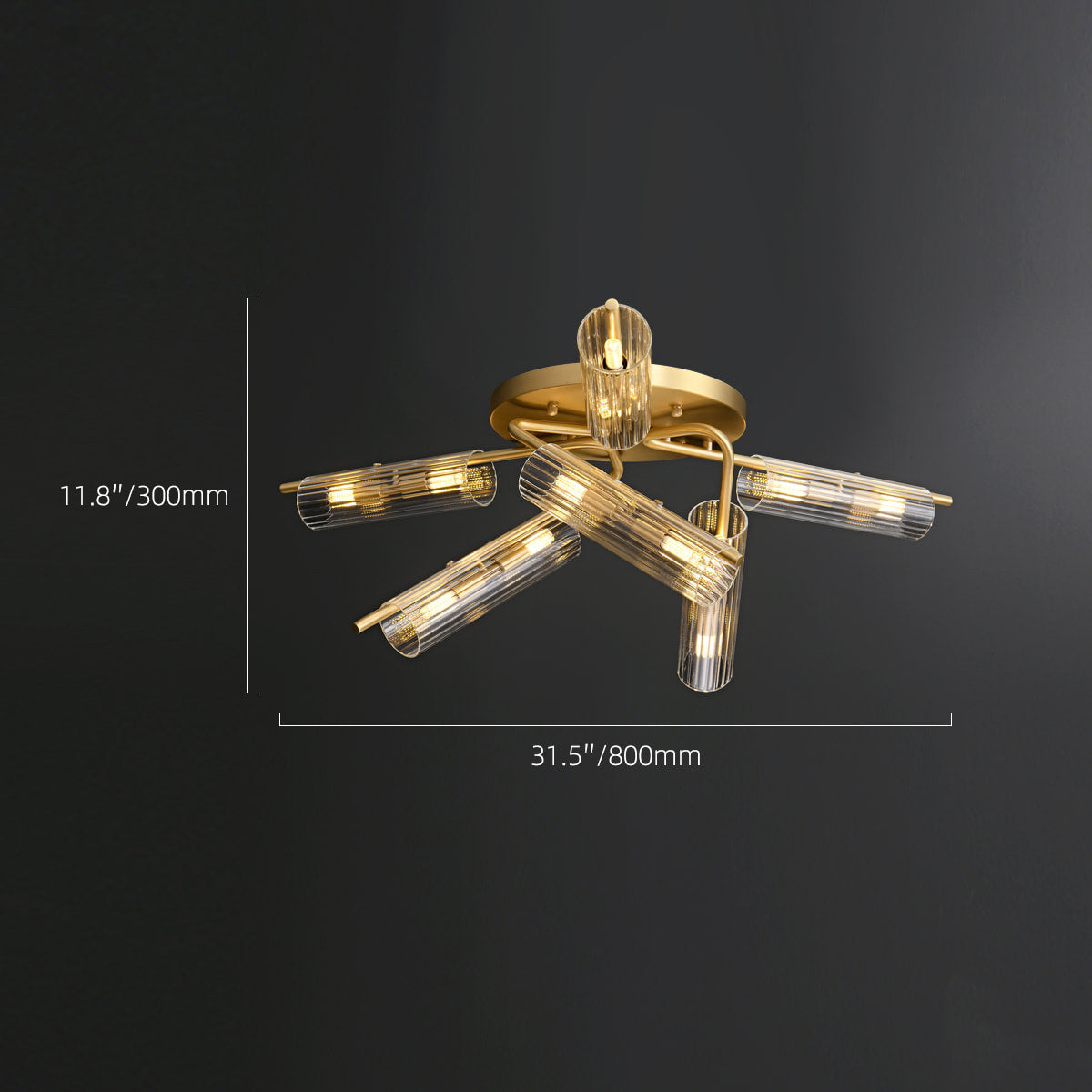 xl luxury brass ceiling lights