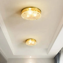 clear glass ceiling light