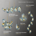 sky blue chandelier