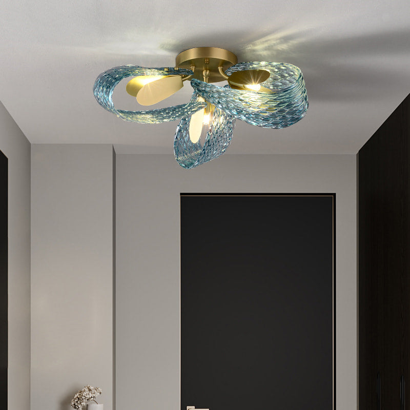 copper gold chandelier