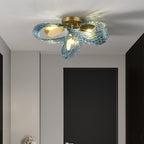 copper gold chandelier