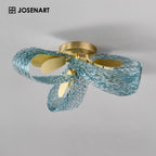 handcrafted glass chandelier