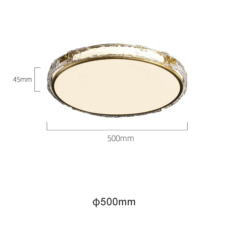 led brass ceiling light