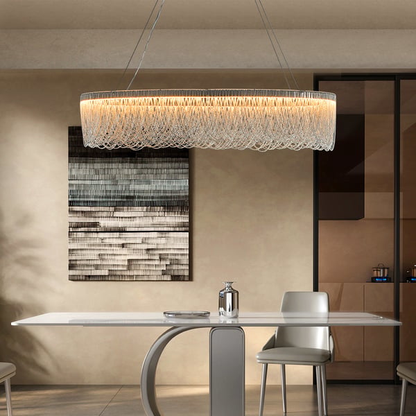 tassel led chandelier