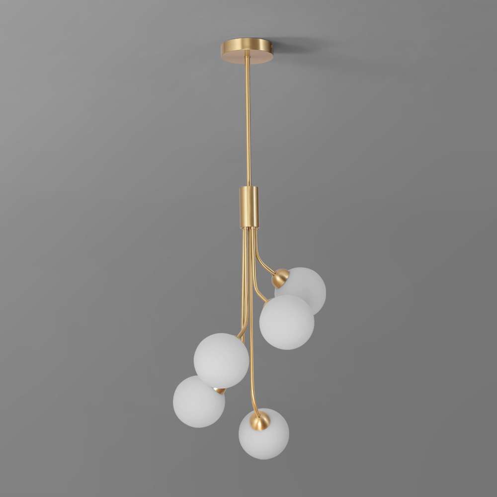 hanging lamp brushed brass