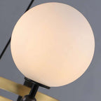 elegant chandelier in brass