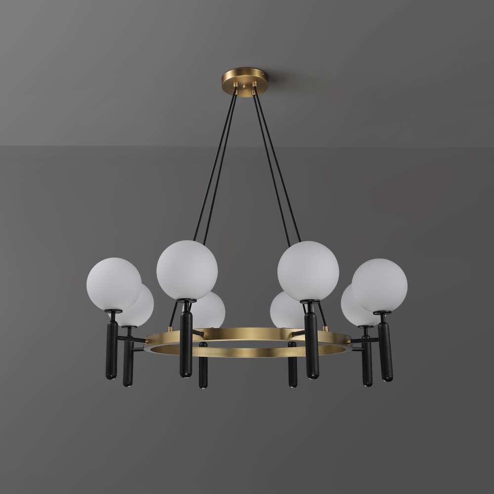 luxury brass chandelier light