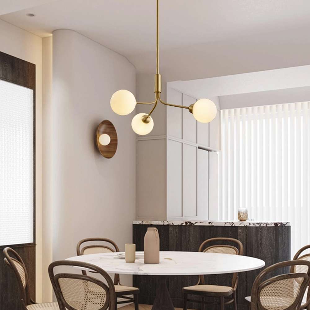 satin lampbody white pendant