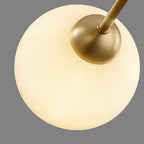 glass globe chandelier