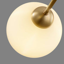 glass globe chandelier