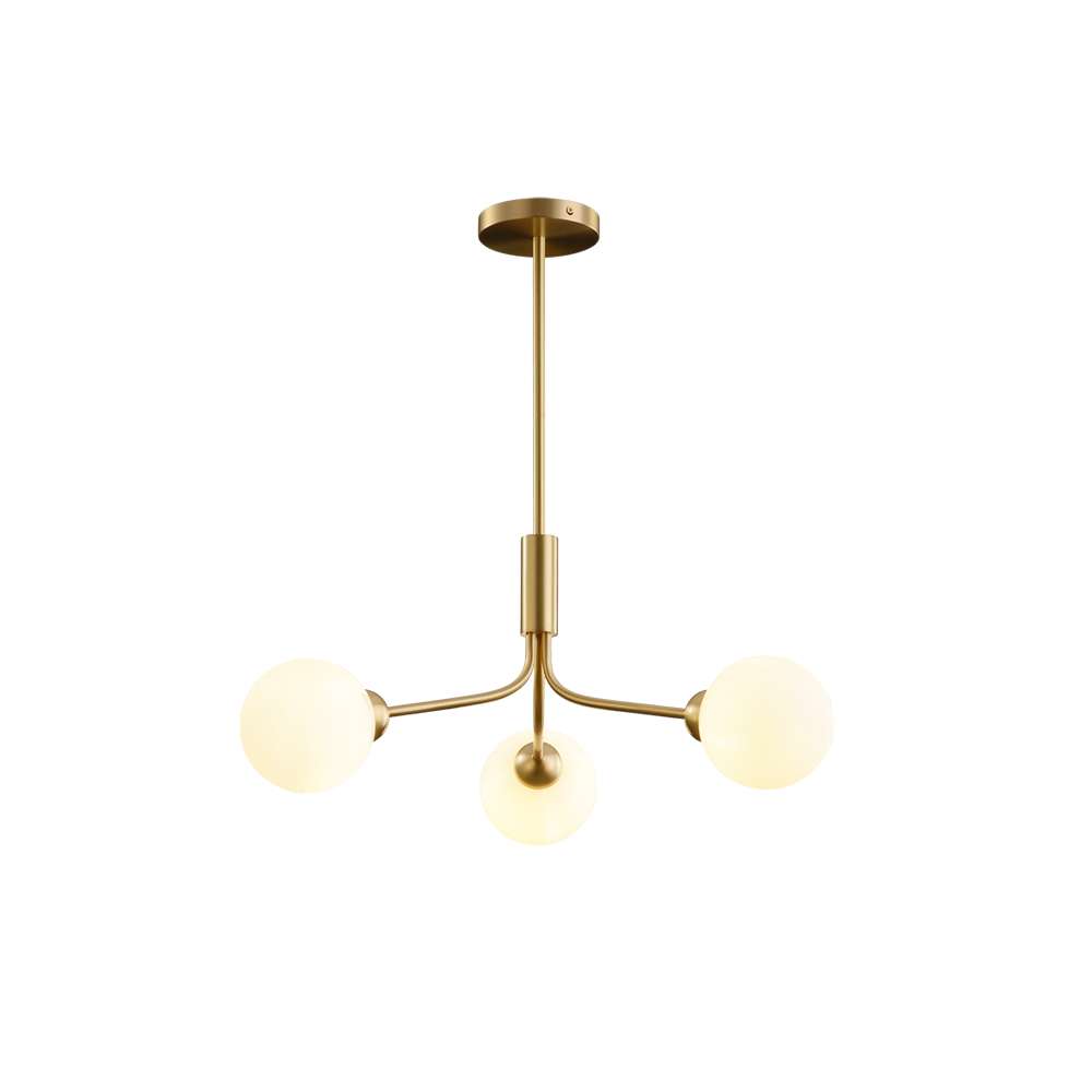 brass murano light