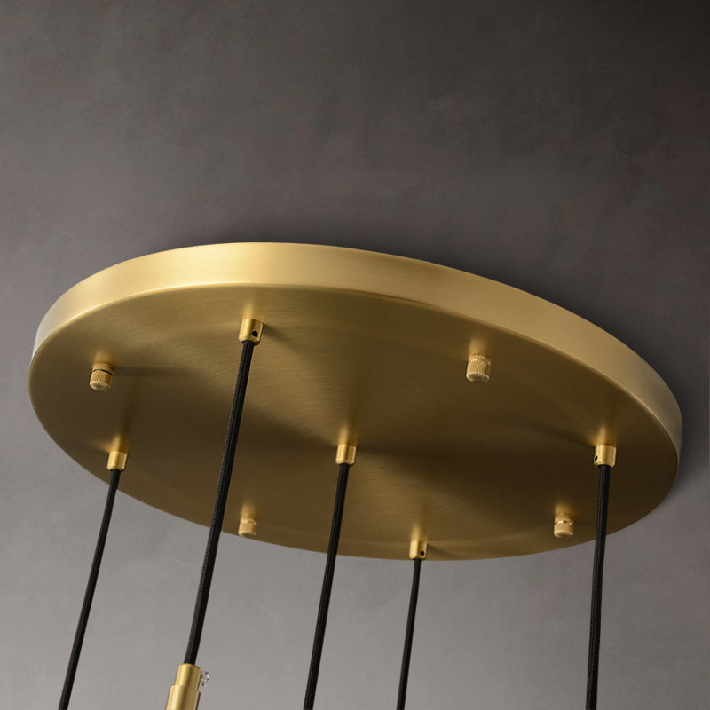 glass chandelier
