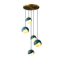 cluster glass pendant