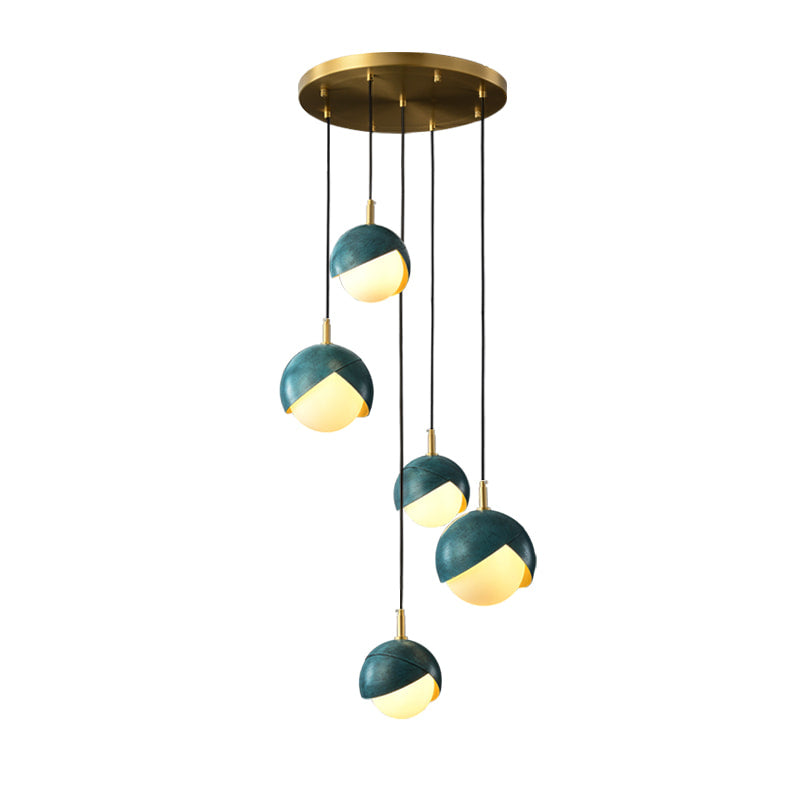 cluster glass pendant