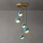 White Glass Chandelier