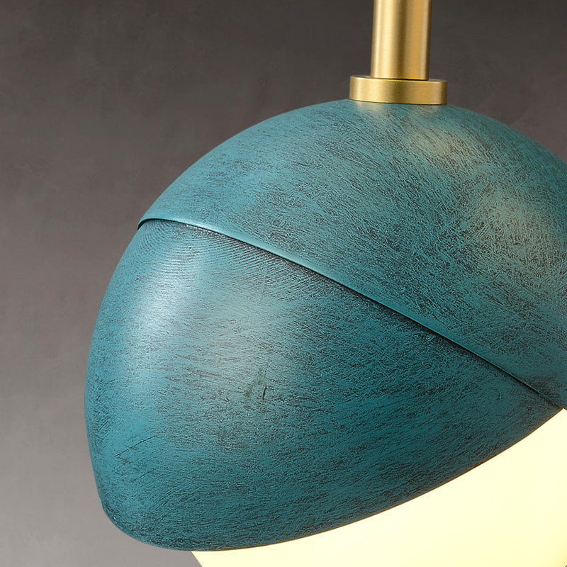 blue chandelier