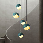 luxury blue chandelier