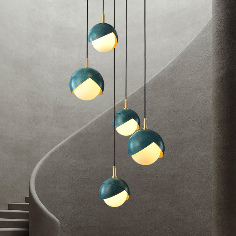 luxury blue chandelier