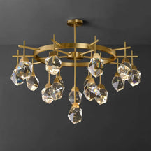 brass crystal chandeliers