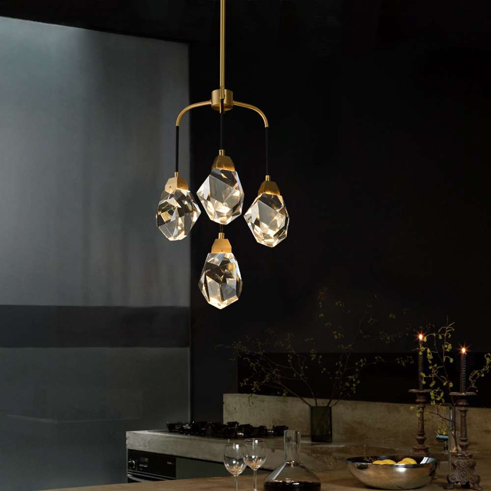 clear crystal chandelier