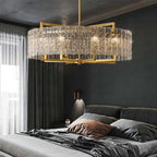 stunning crystal chandelier light