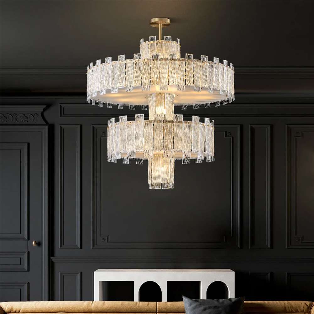 elegant crystal pendant light