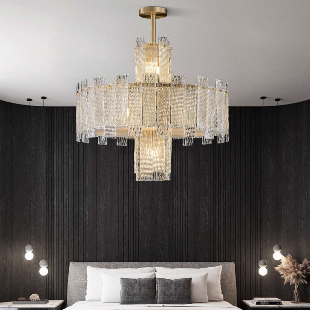 metropolitan style crystal chandelier