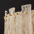 glamorous crystal ceiling light