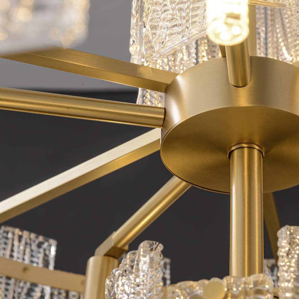 contemporary crystal chandelier light
