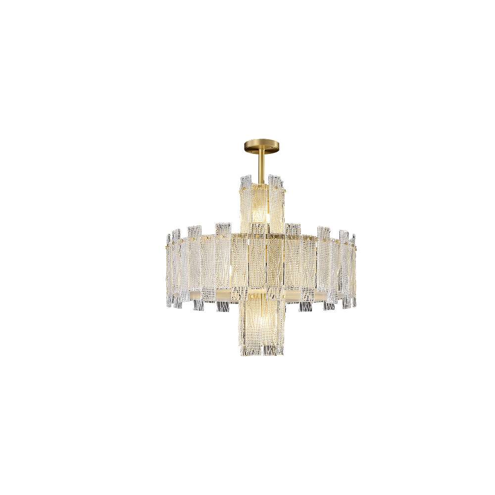 sparkling crystal ceiling fixture