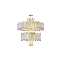shimmering crystal metropolitan chandelier