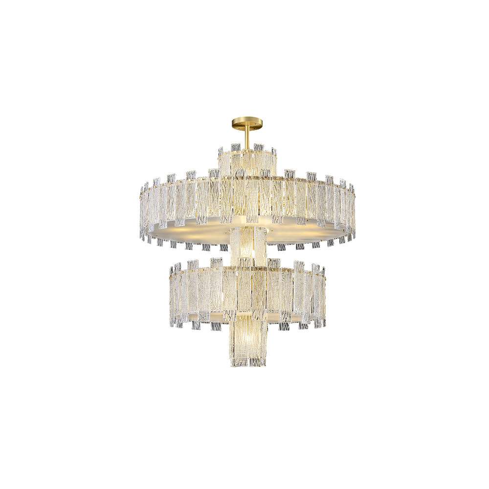 shimmering crystal metropolitan chandelier