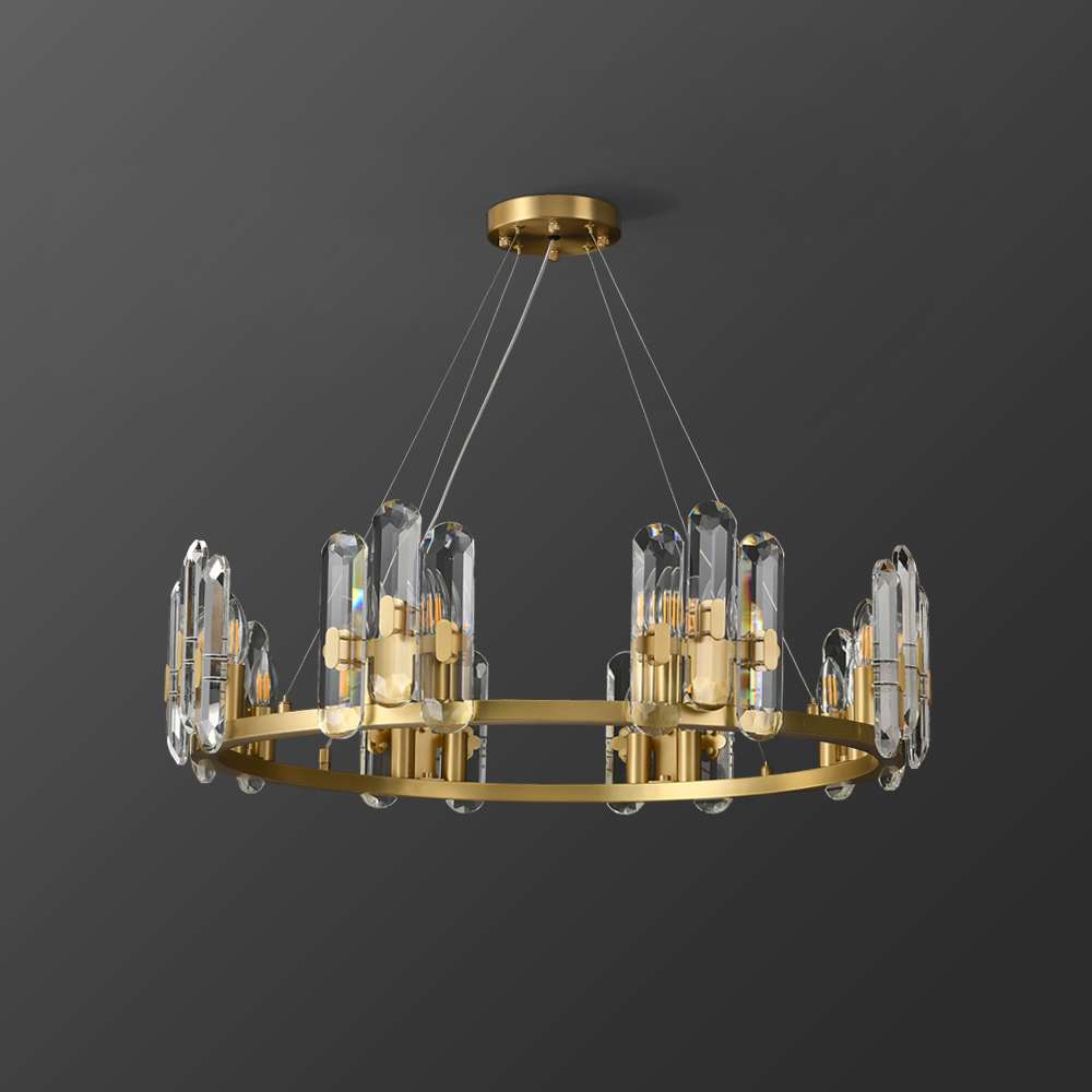luxury crystal chandelier lamp