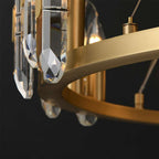 dazzling crystal hanging lamp