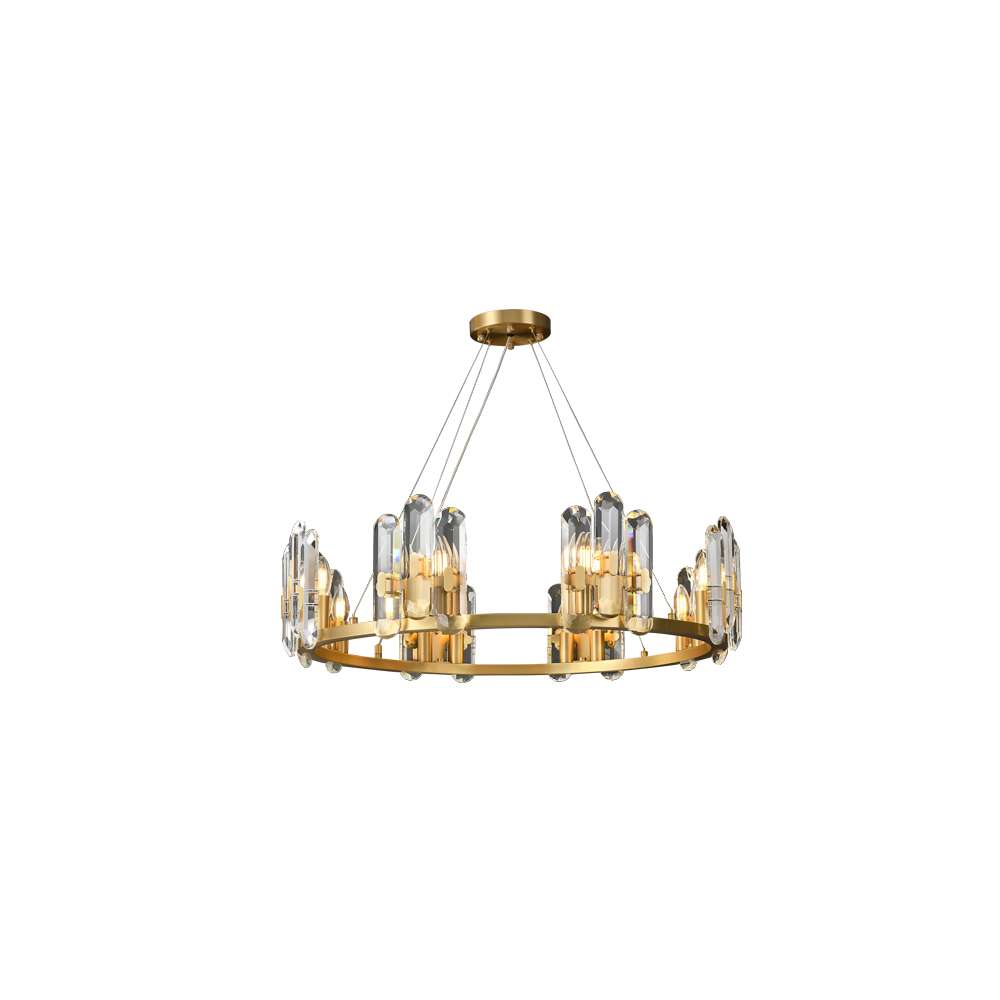 clear crystal chandelier