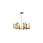 crystal ring chandelier