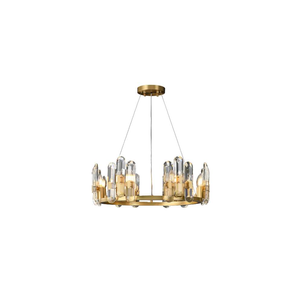 crystal ring chandelier