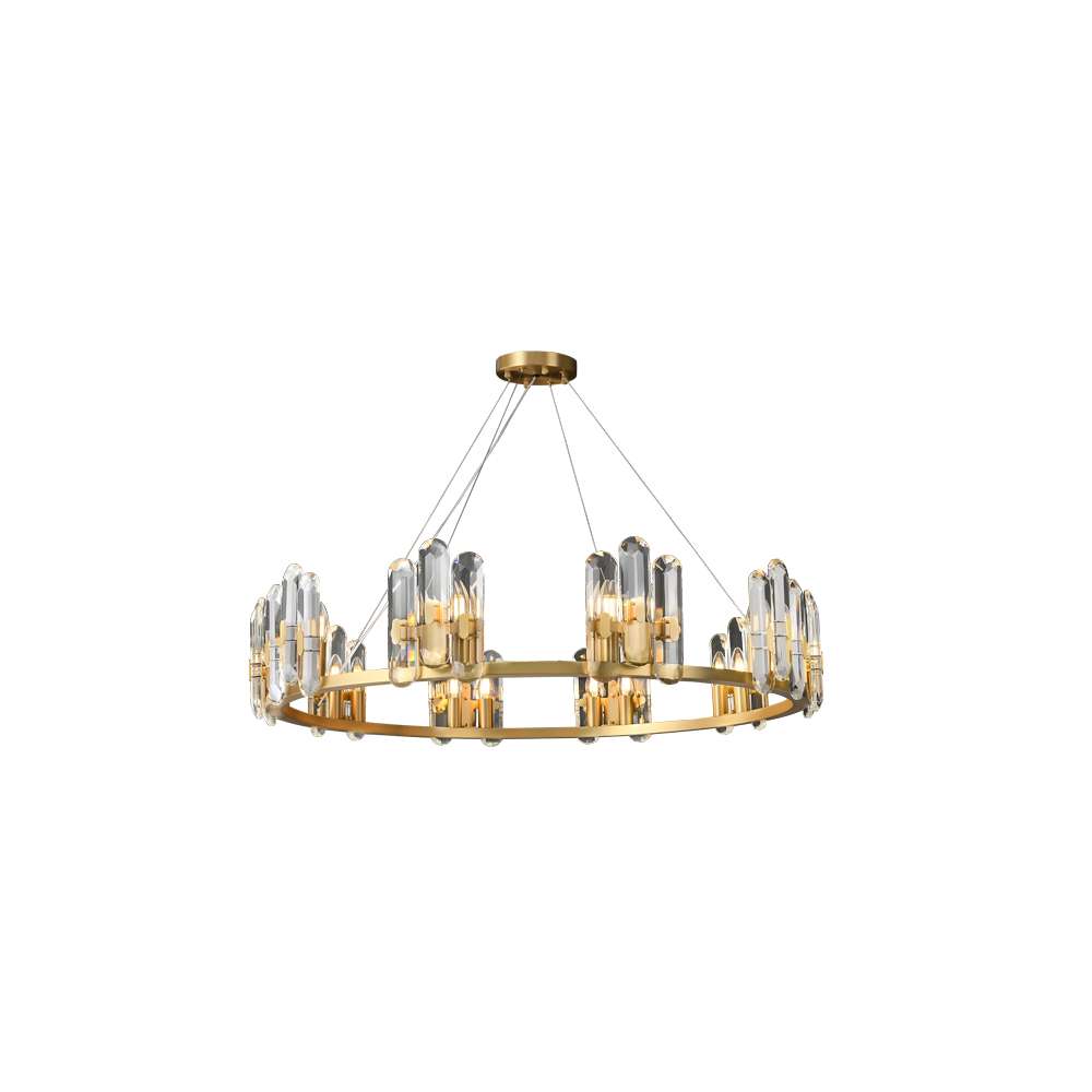 luxury clear crystal chandelier