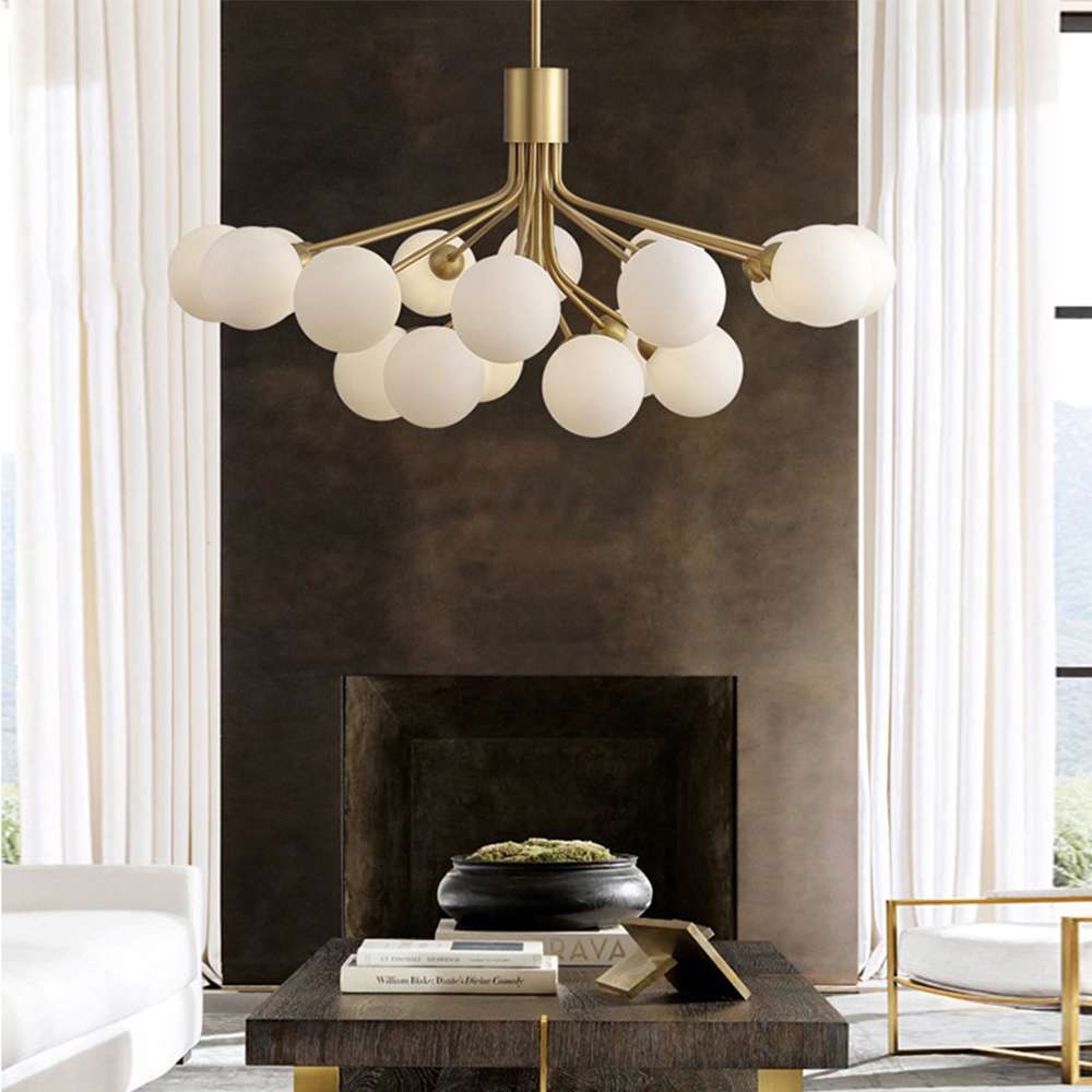 artistic glass ball lamp