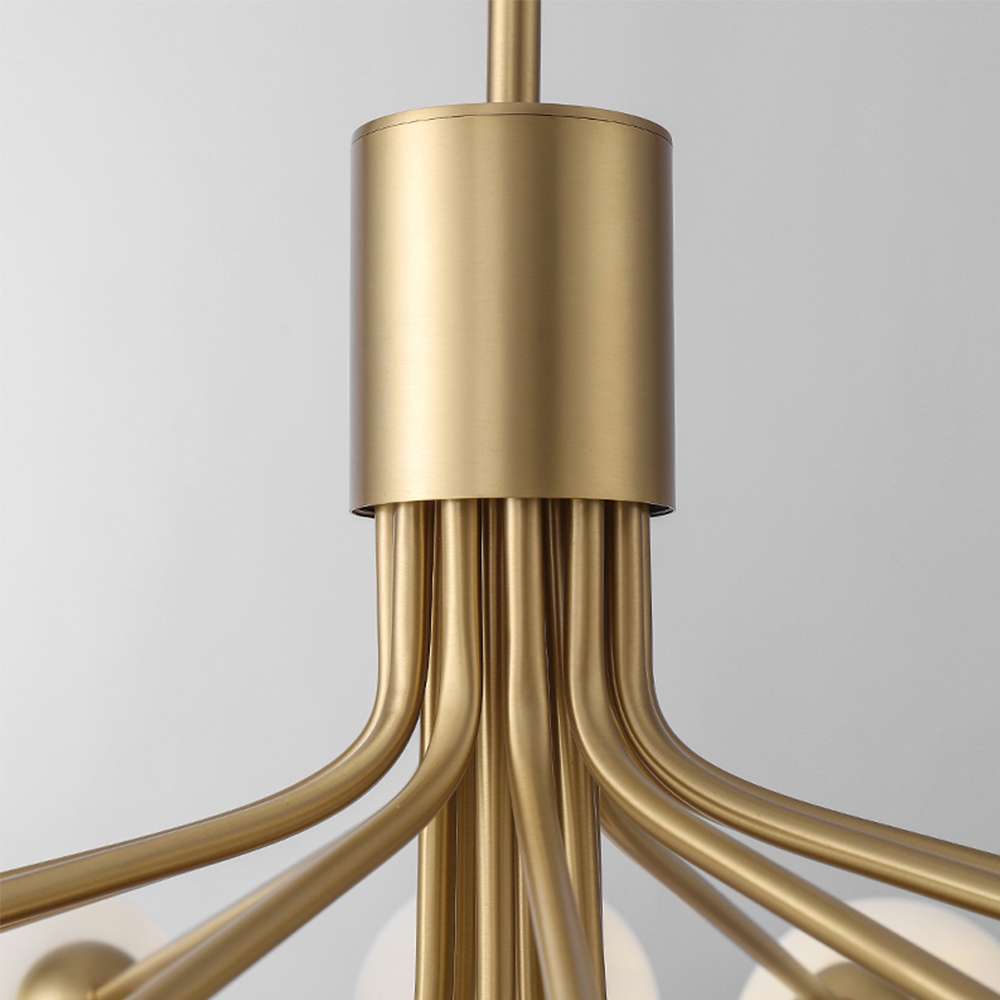 decorative glass globe chandelier