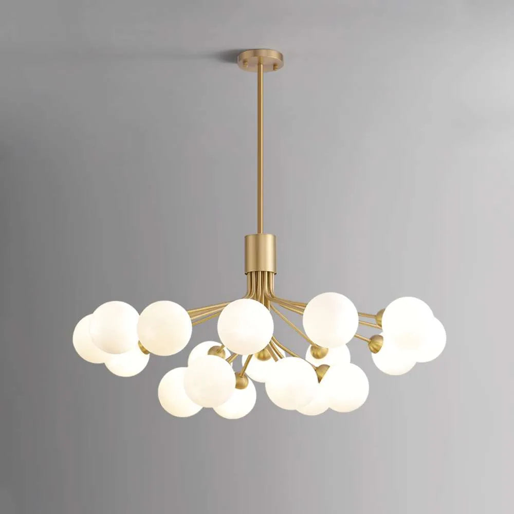 brass flowers chandelier