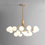 brass flowers chandelier