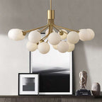 modern glass apiales chandelier